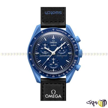 ساعت مچی عقربه ای اسپرت امگا سواچ مدل MISSION TO NEPTUNE نپتون