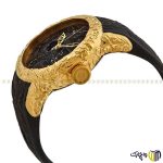 ساعت مچی عقربه ای اتومات مردانه برند اینوکتا رنگ طلایی مشکی طرح یاکوزا