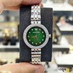 ساعت مچی عقربه ای کوارتز زنانه برند امپریو آرمانی کد 2310 رنگ نقره ای سبز