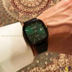 ساعت مچی عقربه ای مردانه برند کاسیو مدل اولدمانی رنگ مشکی سبز دلاری