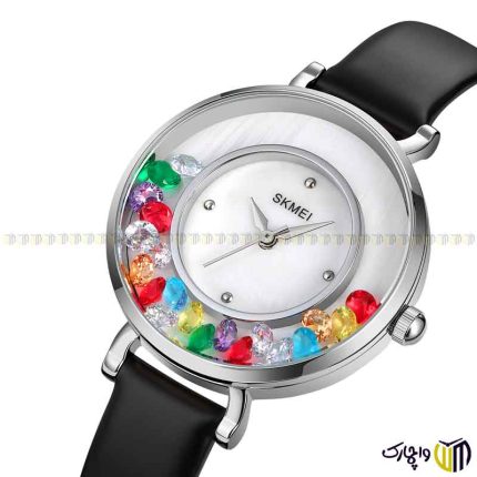 ساعت مچی عقربه ای کوارتز زنانه برند اسکمی کد 2041 رنگ نقره ای