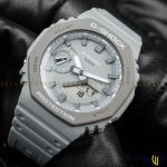 ساعت مچی دو زمانه برند جی شاک کد ‏GA B2100LUU 8A‎‏ طوسی