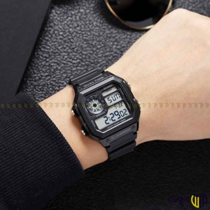 ساعت مچی دیجیتال اسپرت برند اسکمی سری 1299 رنگ مشکی