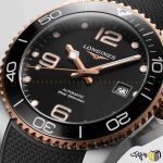 ساعت مچی عقربه ای اتومات برند لانژین مدل ‏hydroconquest‏ رنگ نقره ای مشکی بند سیلیکونی
