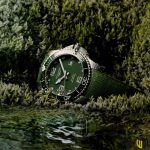 ساعت مچی عقربه ای اتومات برند لانژین کد ‏hydroconquest‏ رنگ نقره ای سبز بند سیلیکونی