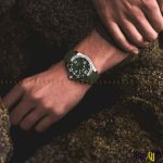 ساعت مچی عقربه ای اتوماتیک برند لانژین رفرنس ‏hydroconquest‏ رنگ نقره ای سبز بند سیلیکونی