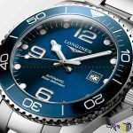 ساعت مچی عقربه ای اتوماتیک برند لونژین رفرنس ‏hydroconquest‏ رنگ نقره ای سرمه ای