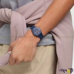 ساعت مچی عقربه ای اسپرت کوارتز برند سواچ مدل ‏TRENDY LINES AT NIGHT SO28I700‎