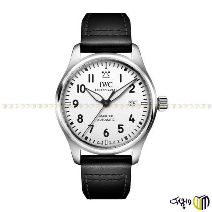 ساعت مچی عقربه ای مردانه برند ‏iwc‏ سری 8203 رنگ سفید نقره ای