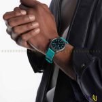 ساعت مچی عقربه ای مردانه برند ‏iwc‏ طرح 8203 رنگ آبی تیفانی