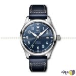 ساعت مچی عقربه ای مردانه برند ‏iwc‏ طرح 8203 رنگ سرمه ای نقره ای