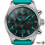 ساعت مچی عقربه ای مردانه برند ‏iwc‏ طرح ‏IW388114‎‏ رنگ آبی تیفانی