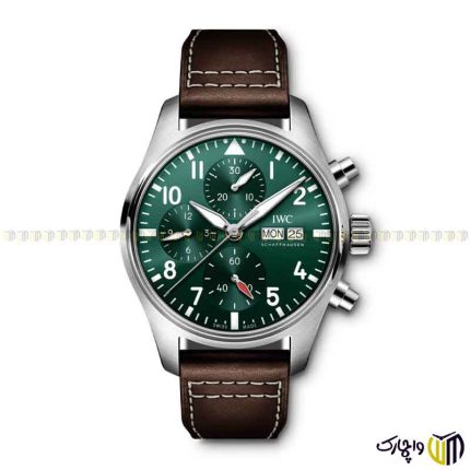 ساعت مچی عقربه ای مردانه برند ‏iwc‏ کد ‏IW381103‎‏ رنگ قهوه ای سبز