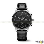ساعت مچی عقربه ای مردانه کرنوگراف برند ‏iwc‏ کد ‏IW371609‎‏ رنگ نقره ای مشکی
