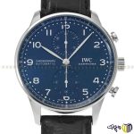 ساعت مچی عقربه ای کرنوگراف برند ‏iwc‏ سری ‏IW371432‎‏ رنگ مشکی نقره ای سرمه ای