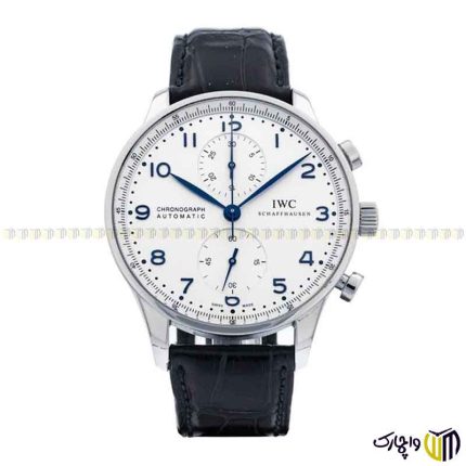 ساعت مچی عقربه ای کرنوگراف برند ‏iwc‏ طرح ‏IW371446‎‏ رنگ مشکی سفید
