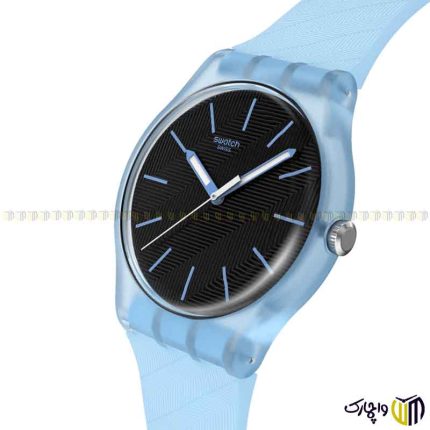 ساعت مچی عقربه ای کوارتز اسپرت برند سواچ رفرنس ‏BLUE MOVES SO29L101‎