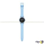 ساعت مچی عقربه ای کوارتز اسپرت برند سواچ سری ‏BLUE MOVES SO29L101‎