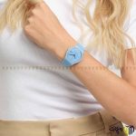 ساعت مچی عقربه ای کوارتز اسپرت برند سواچ سری ‏TRENDY LINES IN THE SKY SO28S704‎