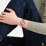 ساعت مچی عقربه ای کوارتز اسپرت برند سواچ سری ‎ MINTY MANGO DREAM SS08P111‎