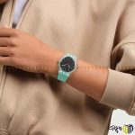 ساعت مچی عقربه ای کوارتز اسپرت برند سواچ مدل ‏HINT OF MINT SO29L103‎