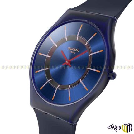 ساعت مچی عقربه ای کوارتز اسپرت برند سواچ مدل ‏‎ VERY JAZZY BERRY SS08N117‎