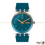 ساعت مچی عقربه ای کوارتز اسپرت برند سواچ کد ‏BLUE AWAY SO28K700‎