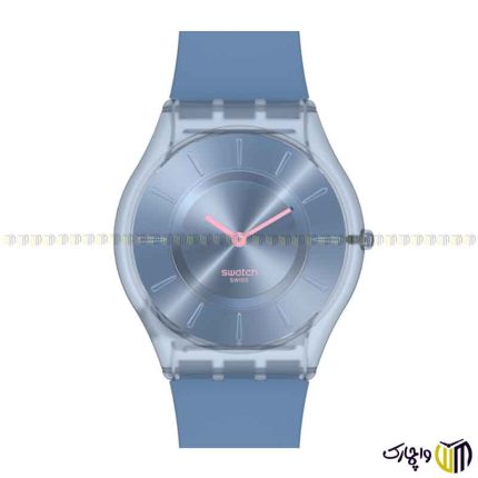 ساعت مچی عقربه ای کوارتز اسپرت برند سواچ کد ‏DENIM BLUE SS08N100‎