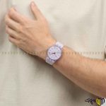 ساعت مچی عقربه ای کوارتز اسپرت برند سواچ کد ‏LAVENDAZE SO29V101‎
