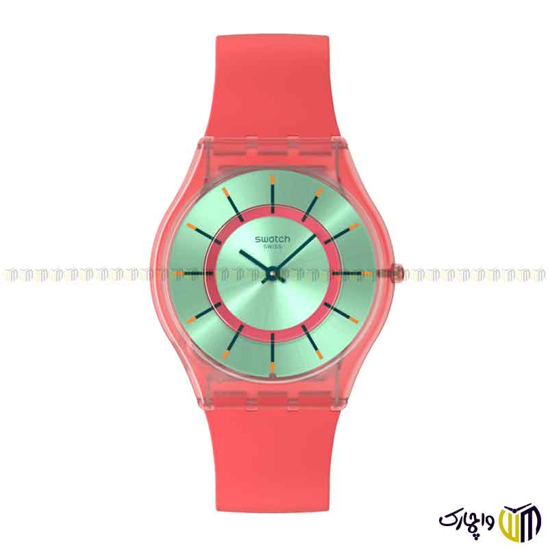 ساعت-مچی-عقربه-ای-کوارتز-اسپرت-برند-سواچ-کد-MINTY-MANGO-DREAM-SS08P111 ساعت مچی عقربه ای کوارتز اسپرت برند سواچ کد MINTY MANGO DREAM SS08P111