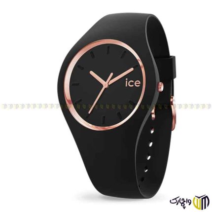 ساعت مچی عقربه ای کوارتز زنانه برند ‏ice‏ رفرنس 024521 رنگ مشکی رزگلد
