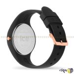 ساعت مچی عقربه ای کوارتز زنانه برند ‏ice‏ رنگ مشکی رزگلد طرح 024521