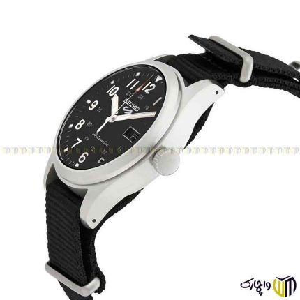 ساعت مچی عقربه ای کوارتز مردانه برند سیکو طرح 5 رفرنس ‏SRPJ83K‏ رنگ مشکی