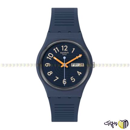 ساعت مچی عقربه ای اسپرت کوارتز برند سواچ سری ‏TRENDY LINES AT NIGHT SO28I700‎