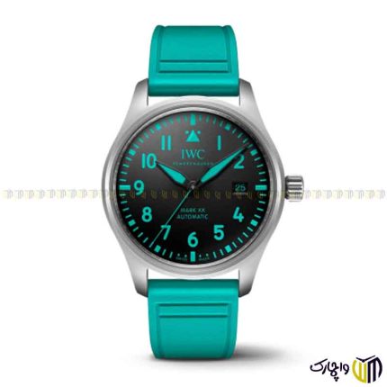 ساعتمچی عقربه ای مردانه برند ‏iwc‏ طرح 8203 رنگ آبی تیفانی